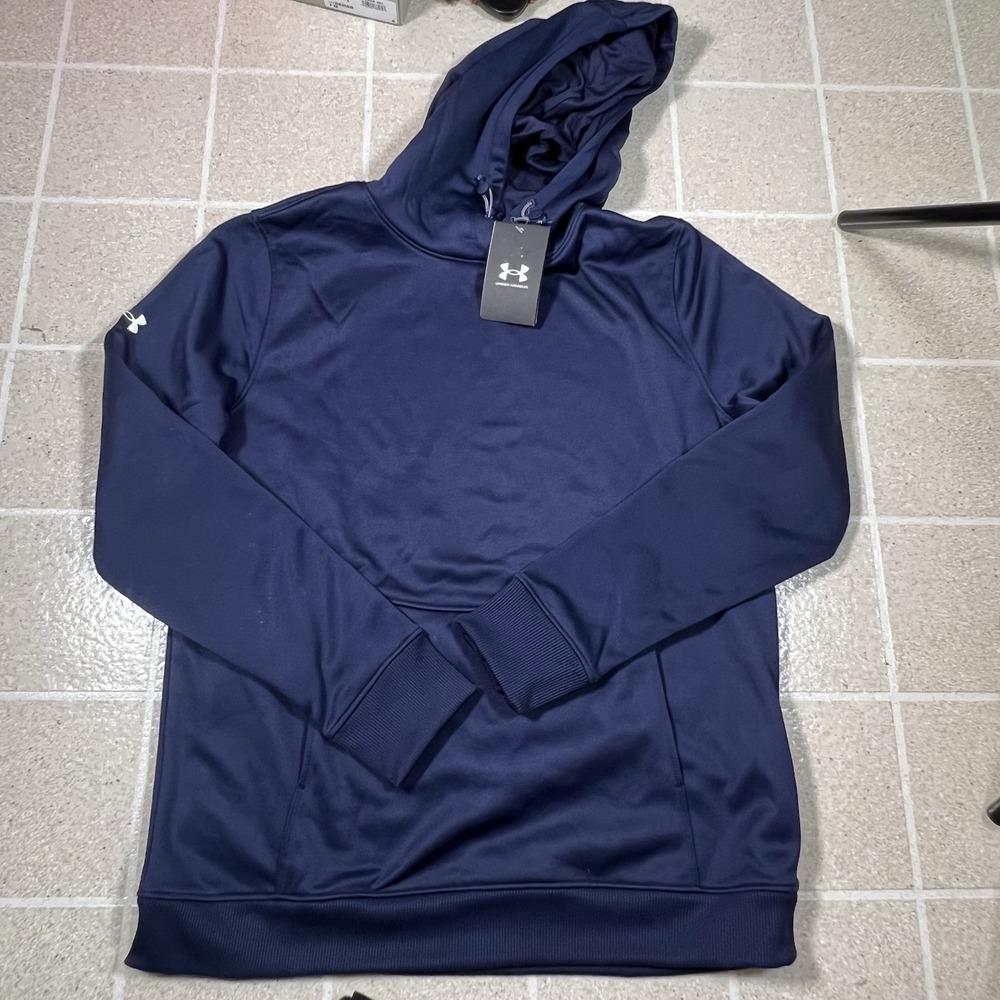 NEW Women's Under Armour Storm Fleece Hoodie Navy Blue Size Medium‎ MSRP $65.00